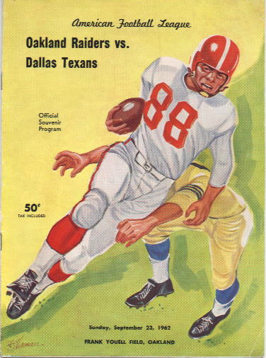 1962 Dallas Texans Season Tickets on Sale now! – Tales from the AFL