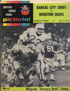 Lot Detail - 1966 San Diego Chargers Kansas City Chiefs Balboa Stadium Game  Program