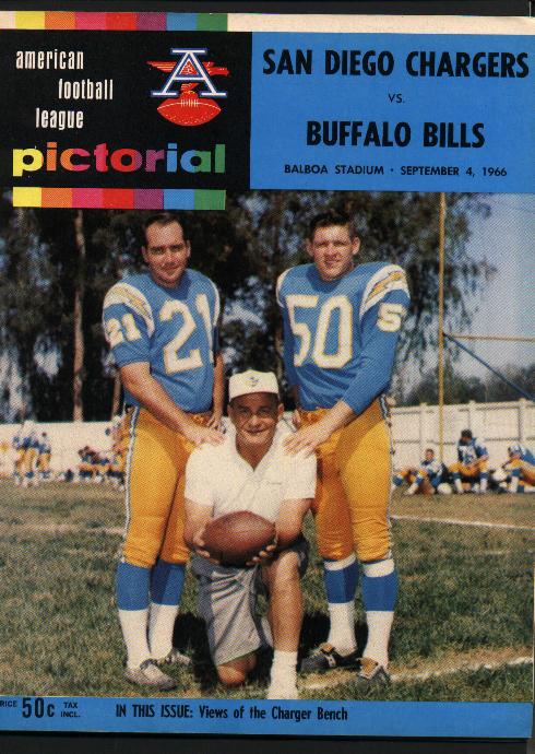 AFL Program: Boston Patriots vs. Buffalo Bills (December 4, 1966)