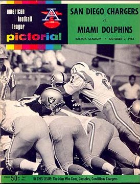 Lot Detail - December 11, 1966 New York Jets @ San Diego Chargers AFL Ftbl.  Program