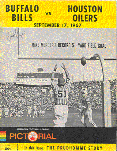 Bills Pats AFL 1967 by Jas Stem