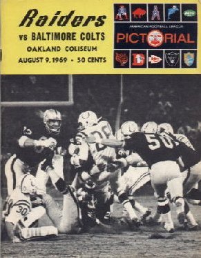 AFL Program: Boston Patriots vs. Buffalo Bills (November 23, 1969