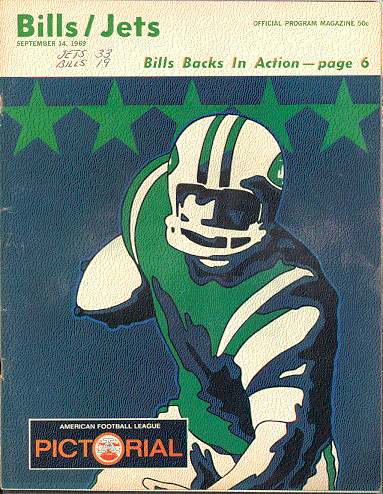 AFL Program: Miami Dolphins vs. Philadelphia Eagles (August 16, 1969)