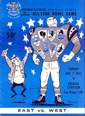 AMERICAN FOOTBALL LEAGUE - 1961 PROGRAMS